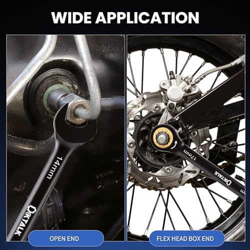 8PCS Metric Ratcheting Wrench Set, 72-Tooth Combination Wrench Set, 8-19mm | 5-Degree Swing Arc for Tight Spaces,CR-V Steel, Rust-Resistant Black Finish with Storage Organizer - size: Metric