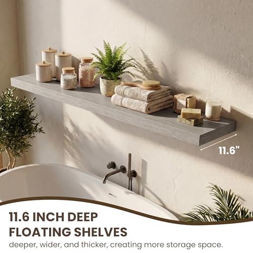 36 Inch Floating Shelves for Wall Set of 2