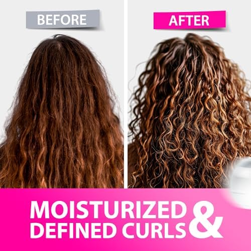 SUNATORIA Curly Hair Mask - Deep Conditioner for Curly Hair - Natural Argan & Keratin Hair Treatment Mask - 8.5 Fl Oz - Repair, Hydrate, Moisturize Dry, Damaged, Wavy & Frizzy Hair
