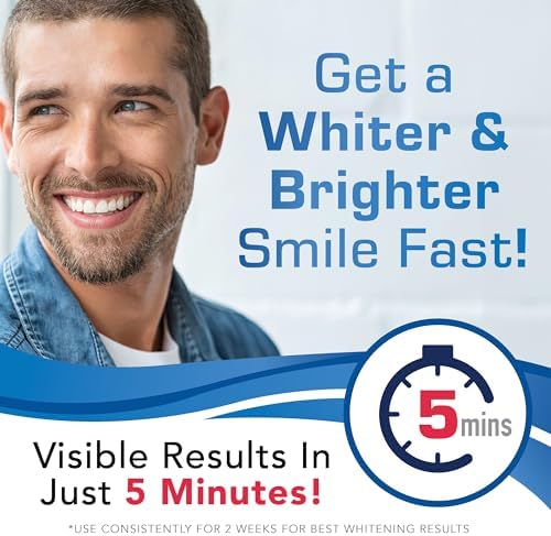 Plus White Whitening Kit - 5 Minute Speed Whitening Gel & Comfort Fit Mouth Tray - Professional Teeth Whitening Kit w/Dentist Approved Ingredient for Tooth Whitening (2 oz)