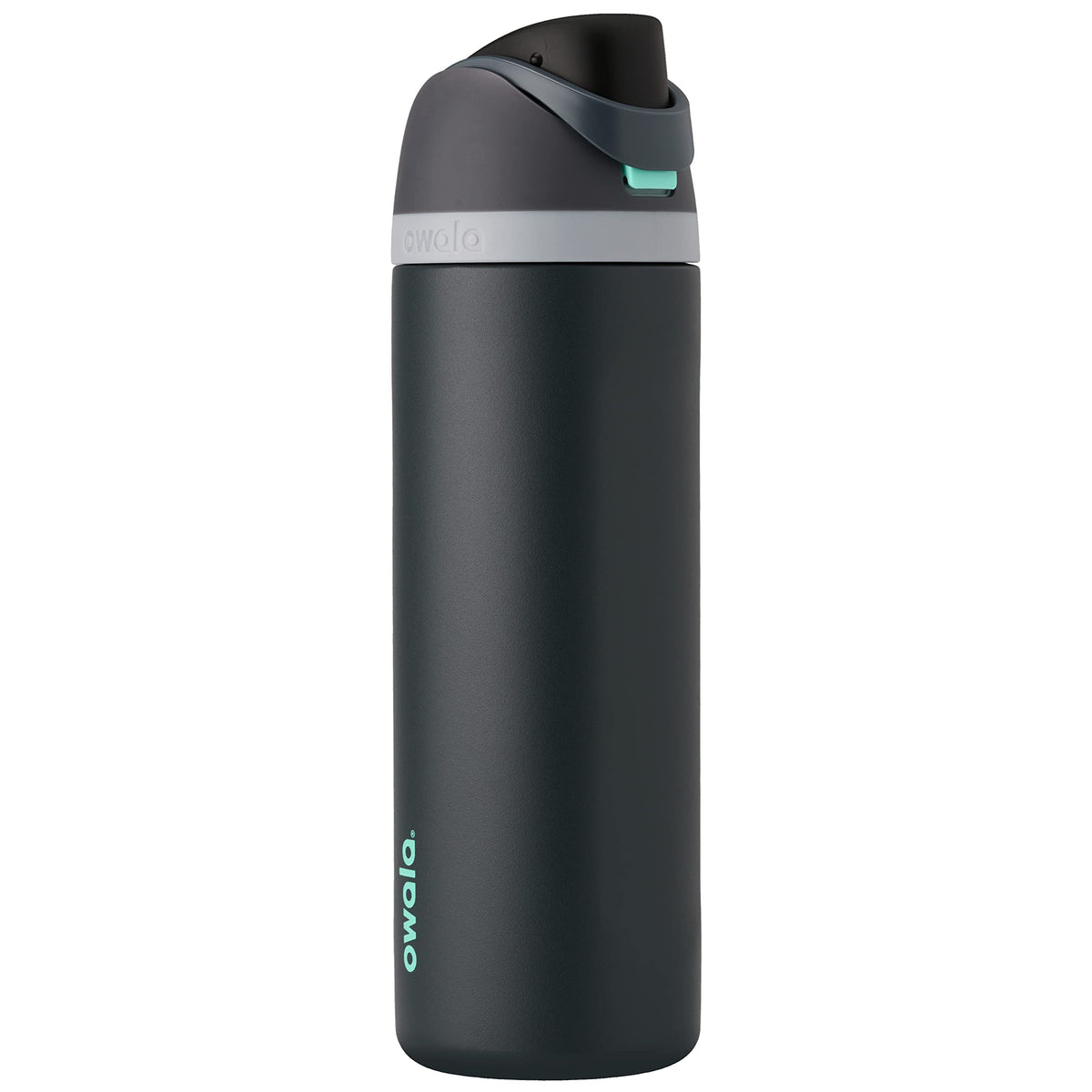 Owala FreeSip Insulated Stainless Steel Water Bottle with Straw for Sports and Travel, BPA-Free, 24oz, Foggy Tide