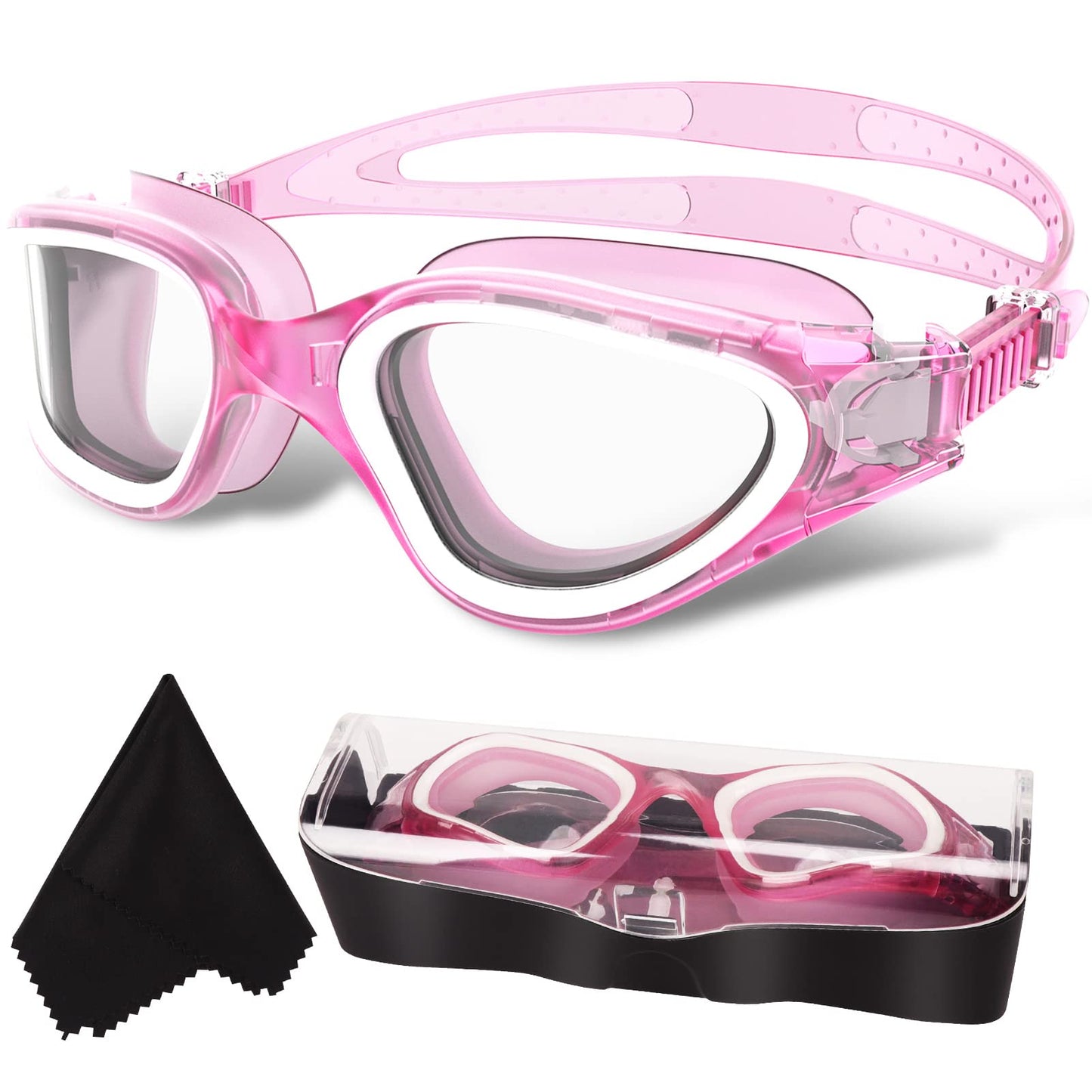 WIN.MAX Polarized Swimming Goggles Swim Pool Goggles Anti Fog Anti UV No Leakage Clear Vision for Men Women Adults Teenagers