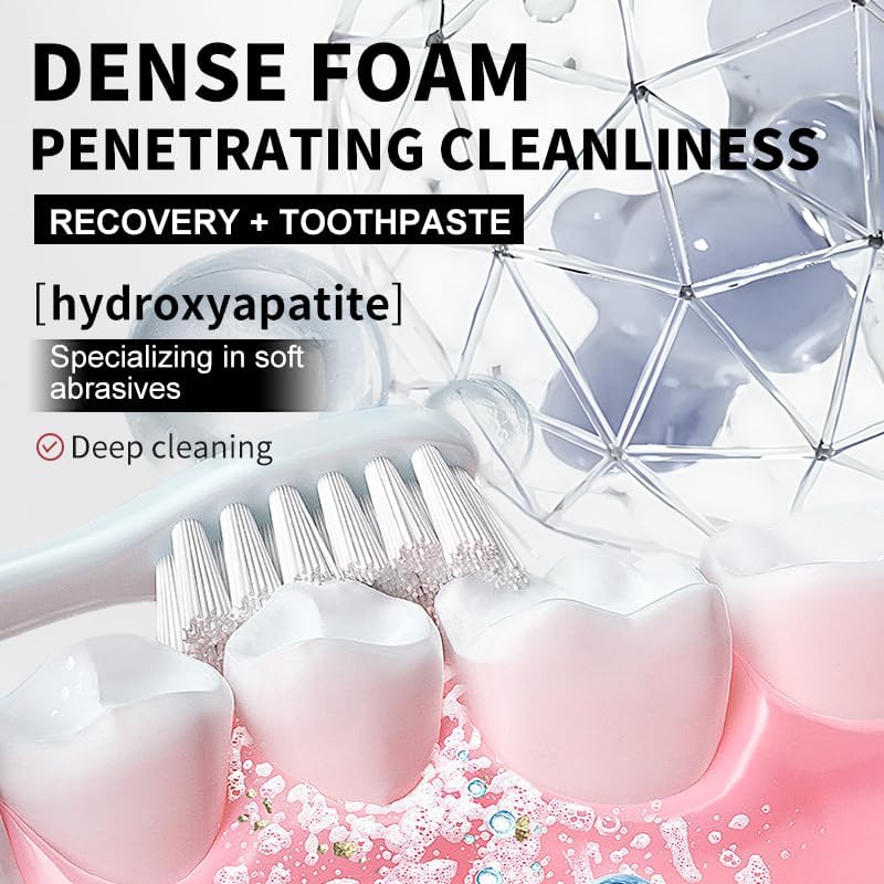 Nano Hydroxyapatite Toothpaste 7.5% nHAP, 4.23 oz – Enamel-Strengthening • Fluoride-Free • Natural Peppermint • Ideal for Sensitive Teeth