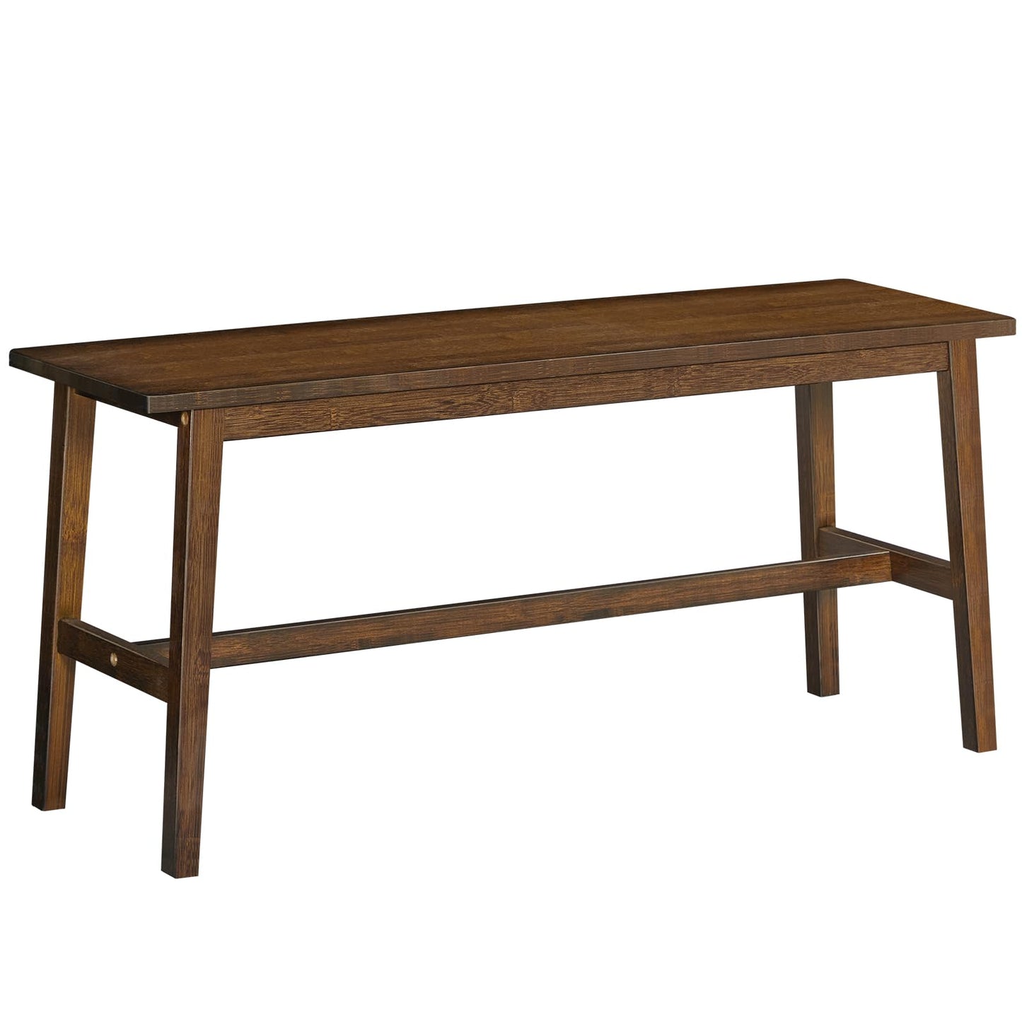 HOOBRO 39.3'' Bamboo Dining Bench, Farmhouse Kitchen Table Bench, Kitchen & Living Room Furniture, Easy to Assemble, Sturdy and Stable, Mocha MA03CD01G2