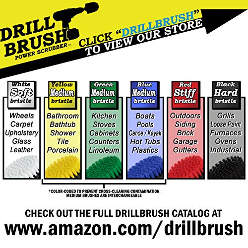 Pool Accessories - Cleaning Supplies - Drill Brush - 5 Piece Spin Brush Pool Cleaning Kit - Pool Supplies - Slide - Deck Brush - Hot Tub - Spa - Pond Liner - Pool Brush - Carpet Cleaner - color: Blue