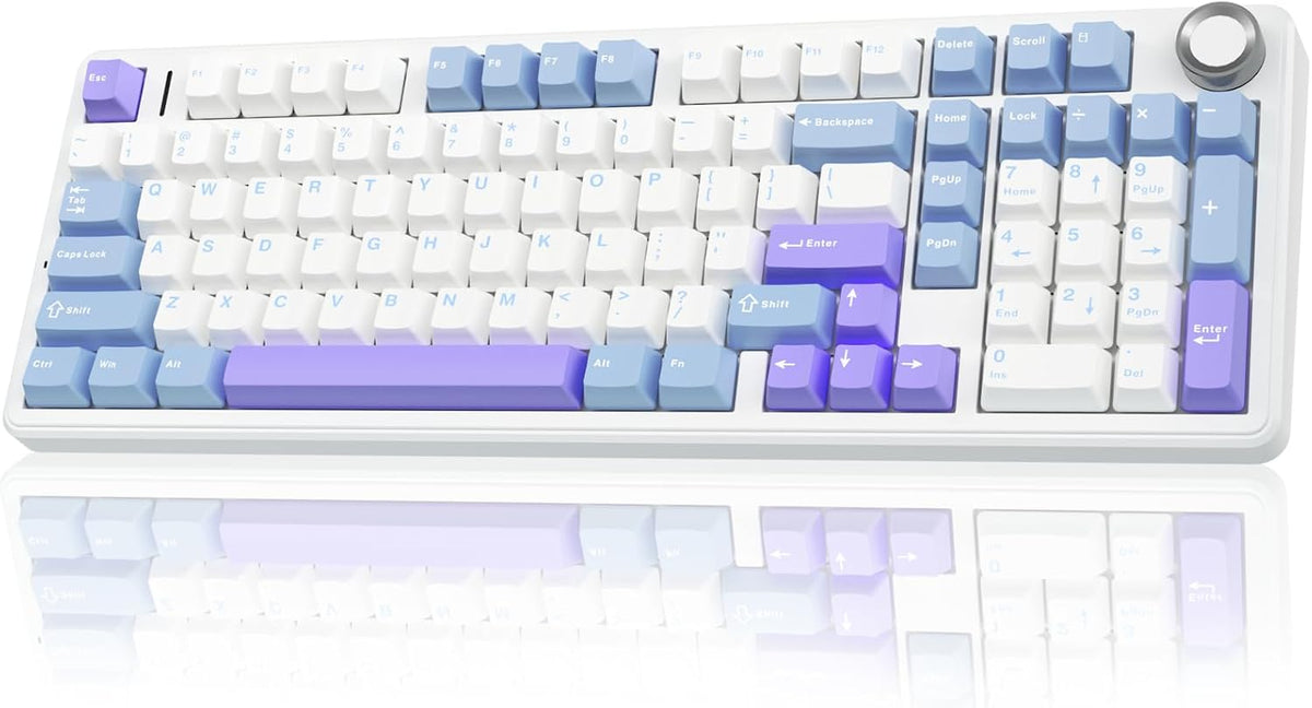 AULA F99 Pro Wireless Mechanical Keyboard with Number Pad, Knob, 99 Keys