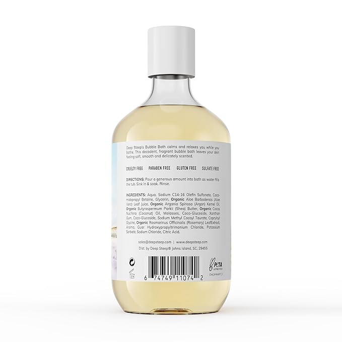 Deep Steep Bubble Bath, 17 oz (Cypress Fennel) (Charleston Collection)