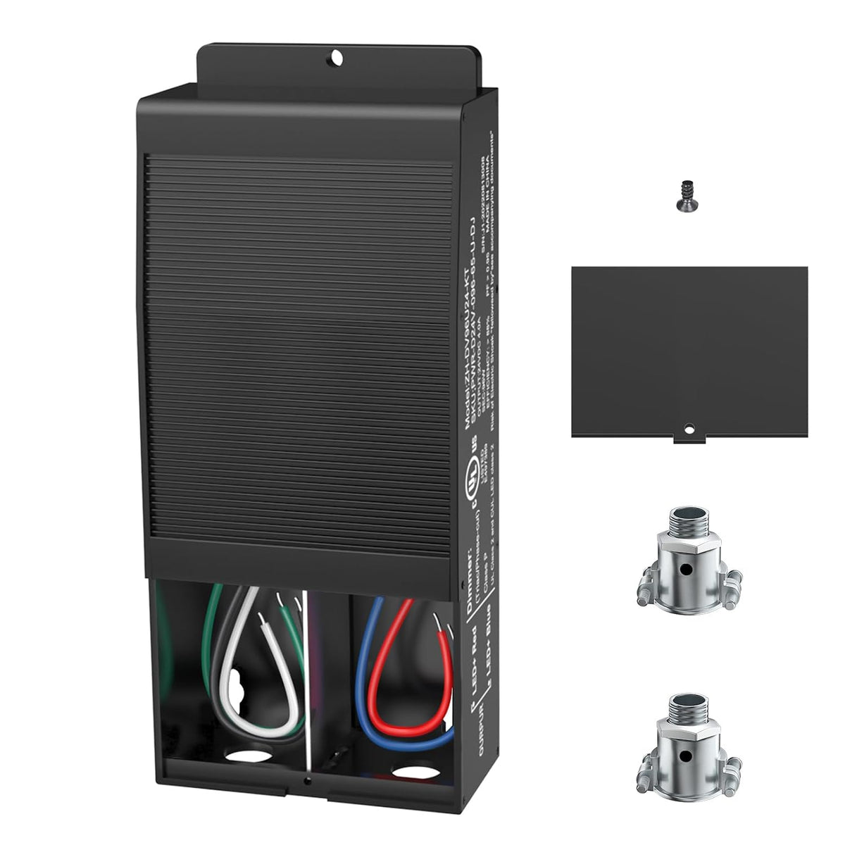 EMITEVER 96W 24V Triac Dimmable LED Driver, AC 120V to DC Power Supply