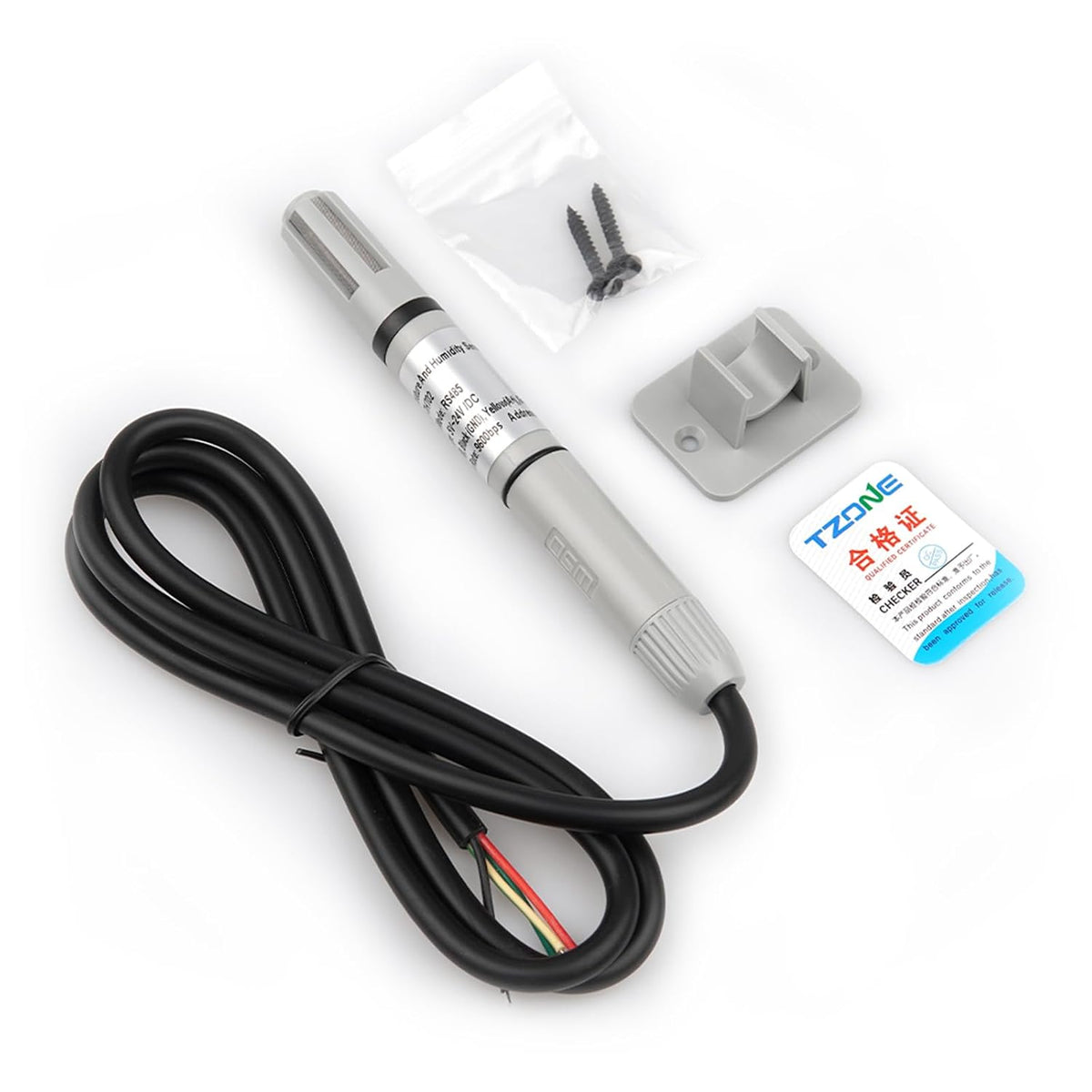 Tzone RS485 Temperature Sensor Modbus RTU Temp Humidity Transmitter Analog
