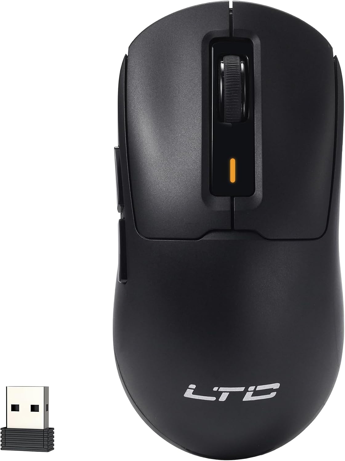 LTC GM024 Tri-Mode Wireless Gaming Mouse, 59g Ultra-Light Ergonomic Gaming Mouse 2.4Ghz/BT/Wired, 6-Level DPI 8000 Max, 1000Hz, 5 Programmable Buttons, Pro Software