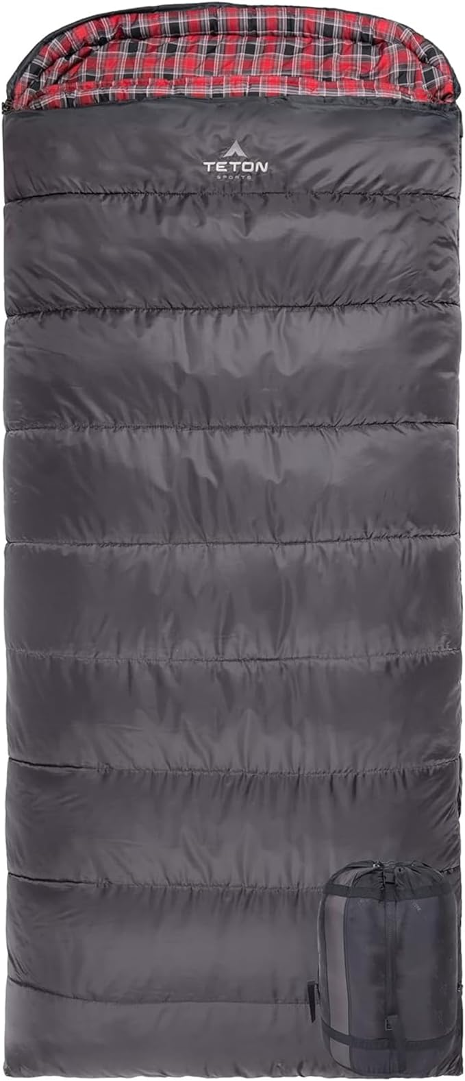 Teton Celsius XXL Sleeping Bag, Cold Weather Sleeping Bags for Adults and Kids, Camping Made Easy and Warm. Compression Sack Included, 35F, 25F, 0F, 20F Degree