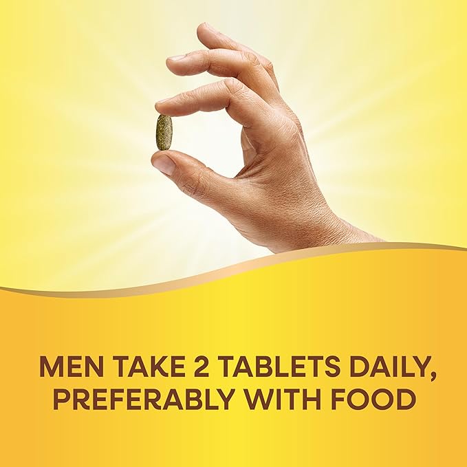 Nature's Way Alive! Garden Goodness Men's Multivitamin, One Serving of Veggies and Fruits**, High Potency B-Vitamins, 60 Tablets