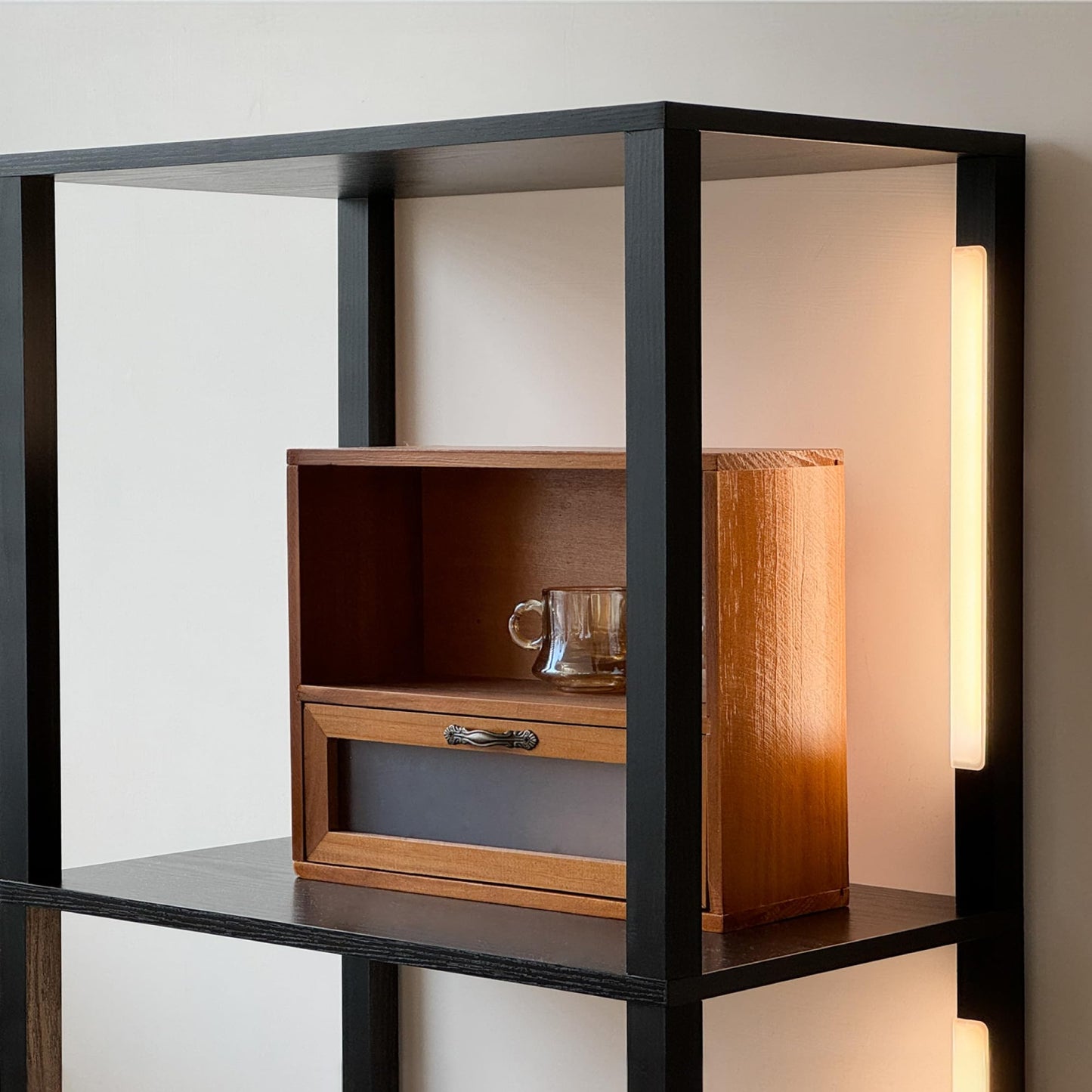 FENLO LED Floor Lamp with Shelves Fancy Pro, Dimmable Display Shelf Lamp with Color Temperature Control, App & Remote, Bright Long-Lasting Integrated LED
