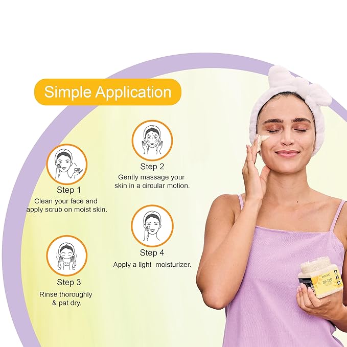 DR.RASHEL De-Tan Face & Body Scrub Exfoliating Face Wash with Natural Extracts for Tan Removal, Blackhead Remover & Oil Control Cleanser – Suitable for Most Skin Types - 380ml / 12.84 Fl Oz