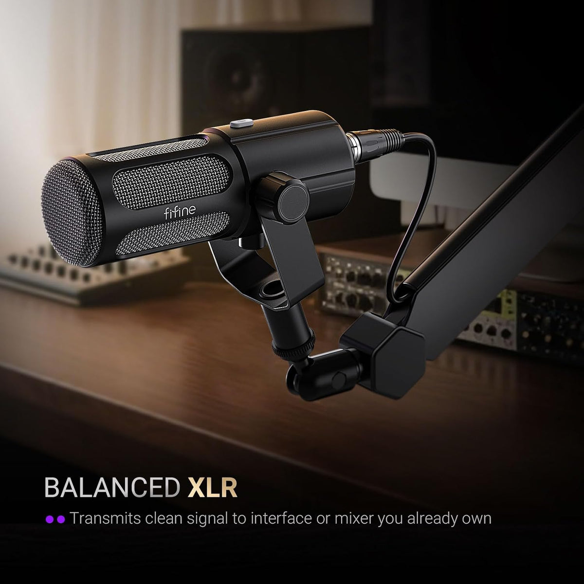 FIFINE AmpliTank TANK6 USB/XLR Dynamic Podcast Microphone for Vocal