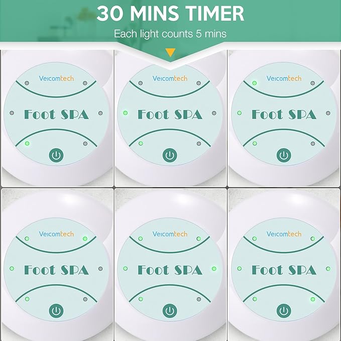 Ionic Detox Foot Bath Machine, Foot Detox Spa Ion Cleanse Chi Machine for Home Use Beauty Club Salon, Regain Health & Vitality with 5 Liners （Tub Not Include）