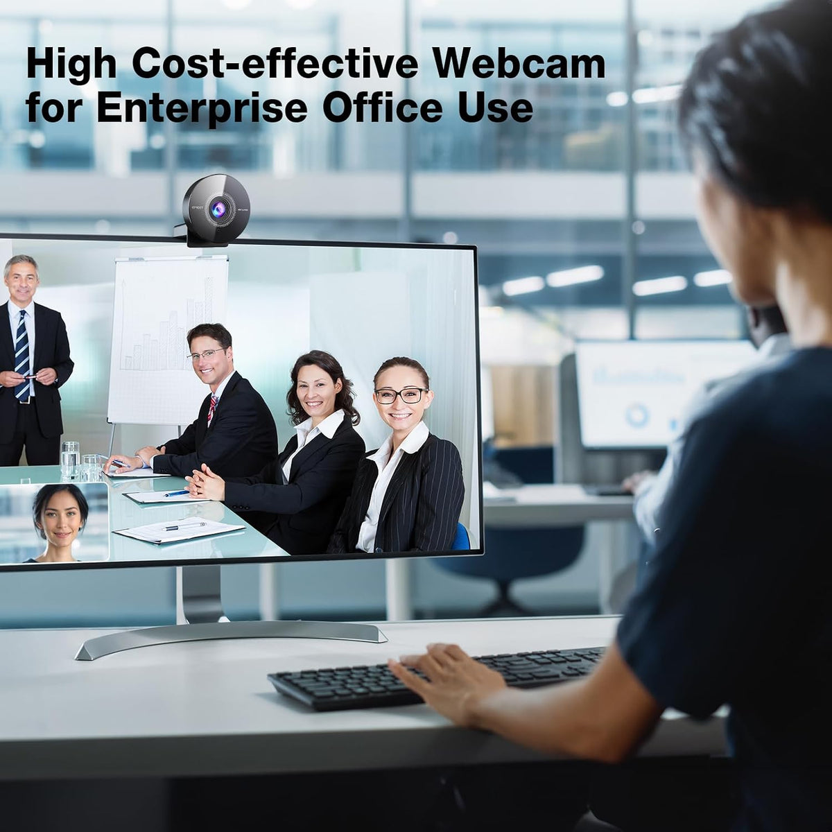 EMEET C950 4K Webcam for PC, PDAF Autofocus, USB Webcam with Microphone
