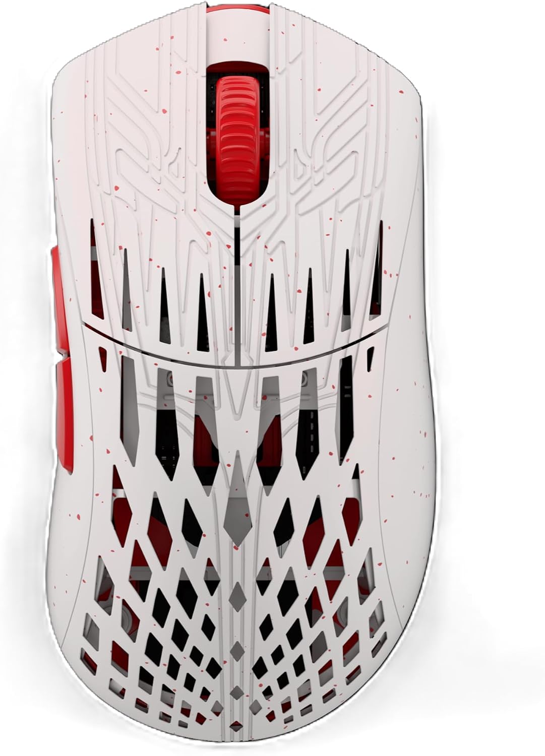PWNAGE Stormbreaker Max CF Wireless Gaming Mouse, 45g Ultralight Esports Mouse, 8000Hz Polling Rate, 36K DPI PAW3950 Optical Sensor, 100% PTFE Skates, Ergonomic Design for FPS Gaming (Solar Blitz)