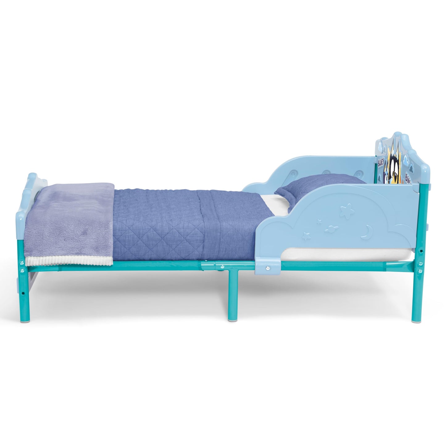 Delta Children - Bluey 3D Toddler Bed, Blue
