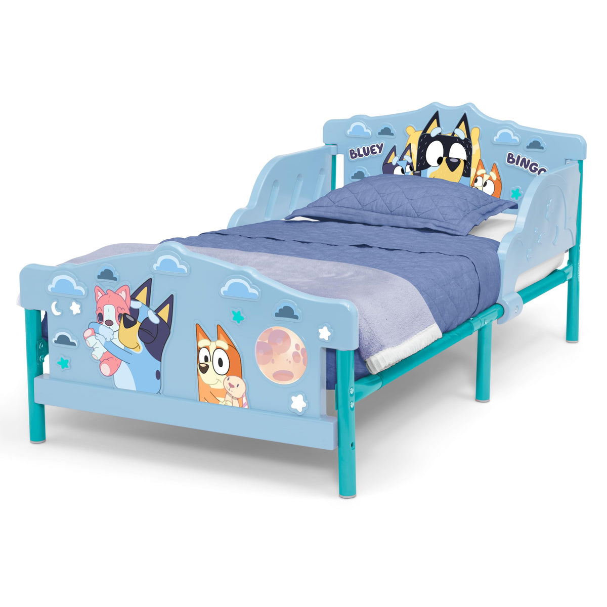 Delta Children - Bluey 3D Toddler Bed, Blue