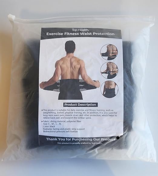 Back Support Belt for Ultimate Relief: Adjustable Lumbar Brace with Anti-Skid Design, 6 Stays, and 16-Hole Air Mesh for Sciatica, Herniated Disc, and Heavy Lifting (Medium)