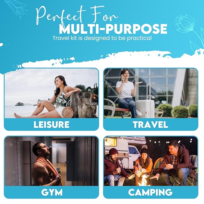 Compact Personal Shower Kit To-Go– Your Hygiene Companion for Travel, Gym, and Outdoor Adventures (1)