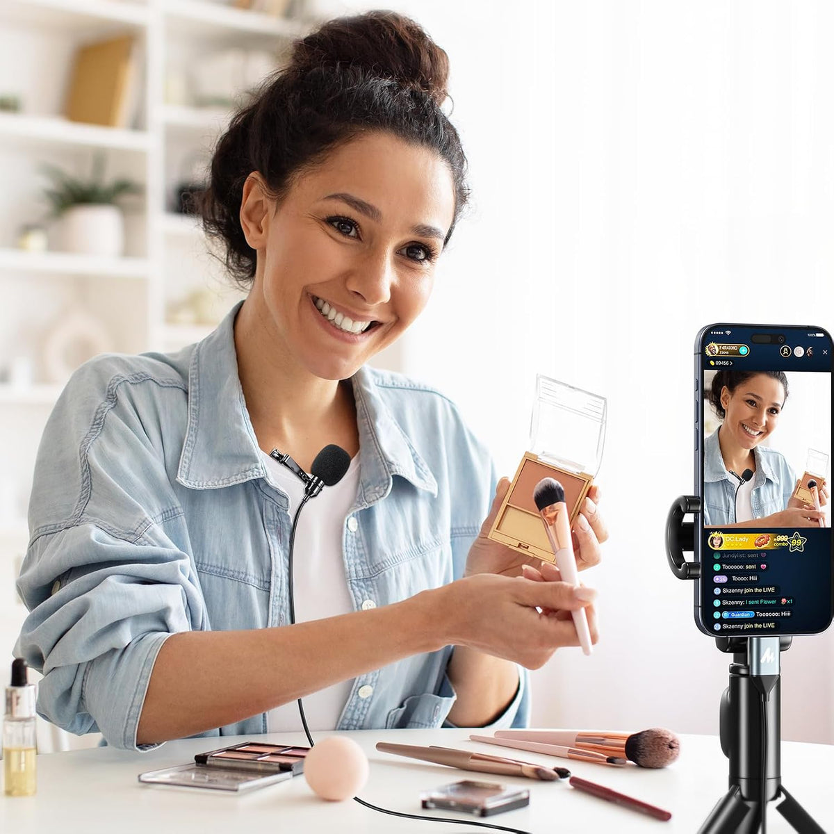 MAONO USB-C Lavalier Microphone, 192kHz/24bit for Interview and Vlogging