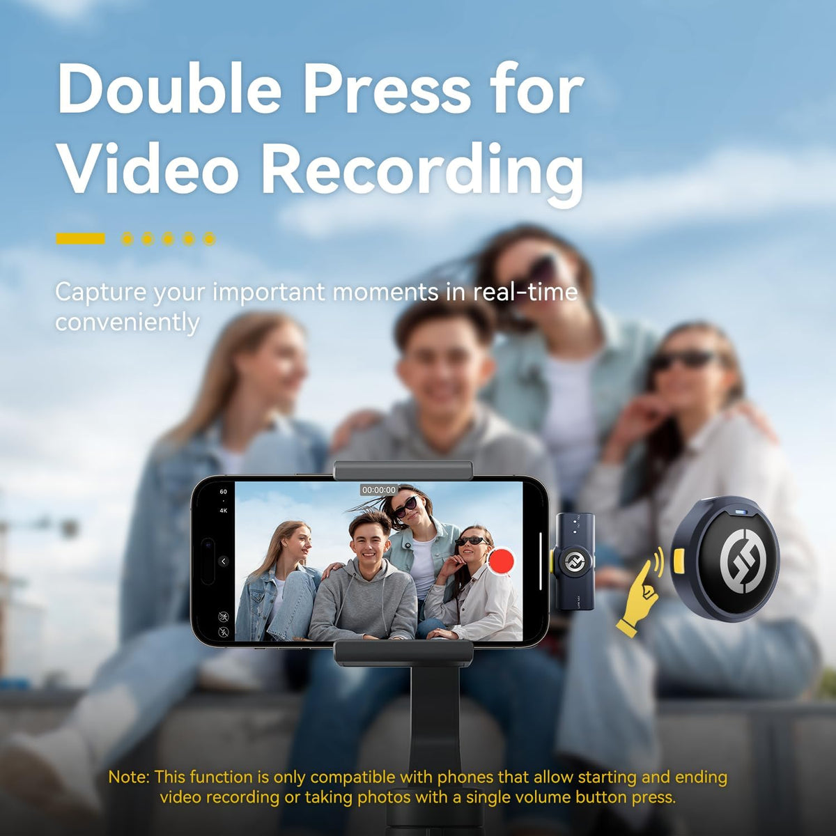 Hollyland Lark M2 Wireless Lavalier Microphone for iPhone/Android/Camera/PC/Laptop with Lightning/USB-C Plug, 48KHz 24Bit, 1000ft Range, Noise Cancel, 40H Battery for Video Recording (Combo Version)