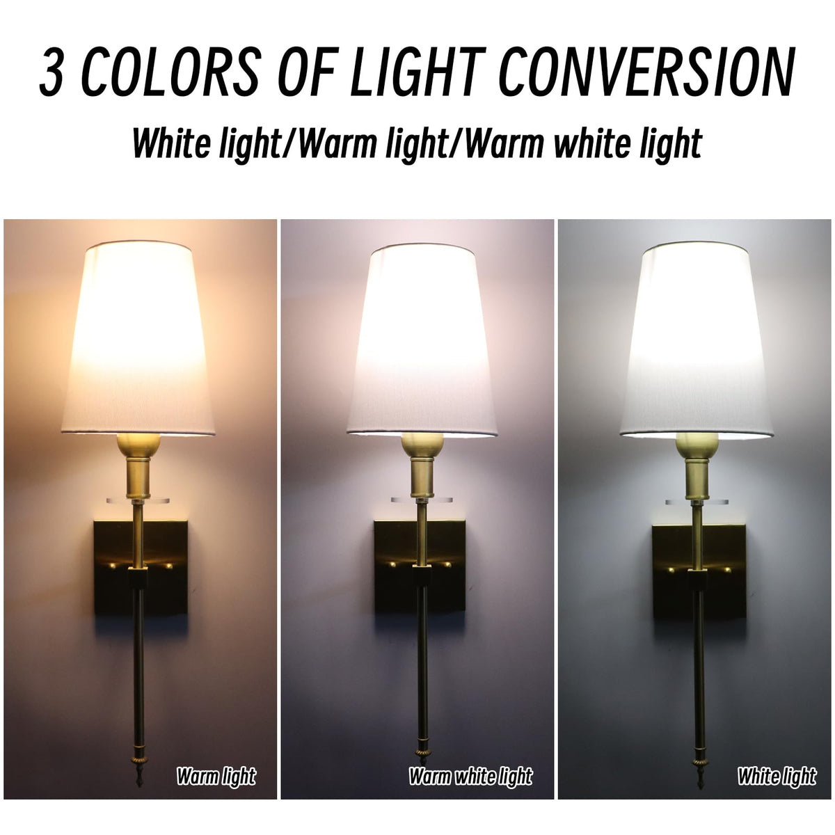 TOOTOO STAR Slim Wall Light Battery Operated Sconce Set of 2,not Hardwired Fixture,Battery Powered Wall Sconce with Remote Dimmable Light Bulb,for Living Room,Bedroom,Bathroom,Hallway