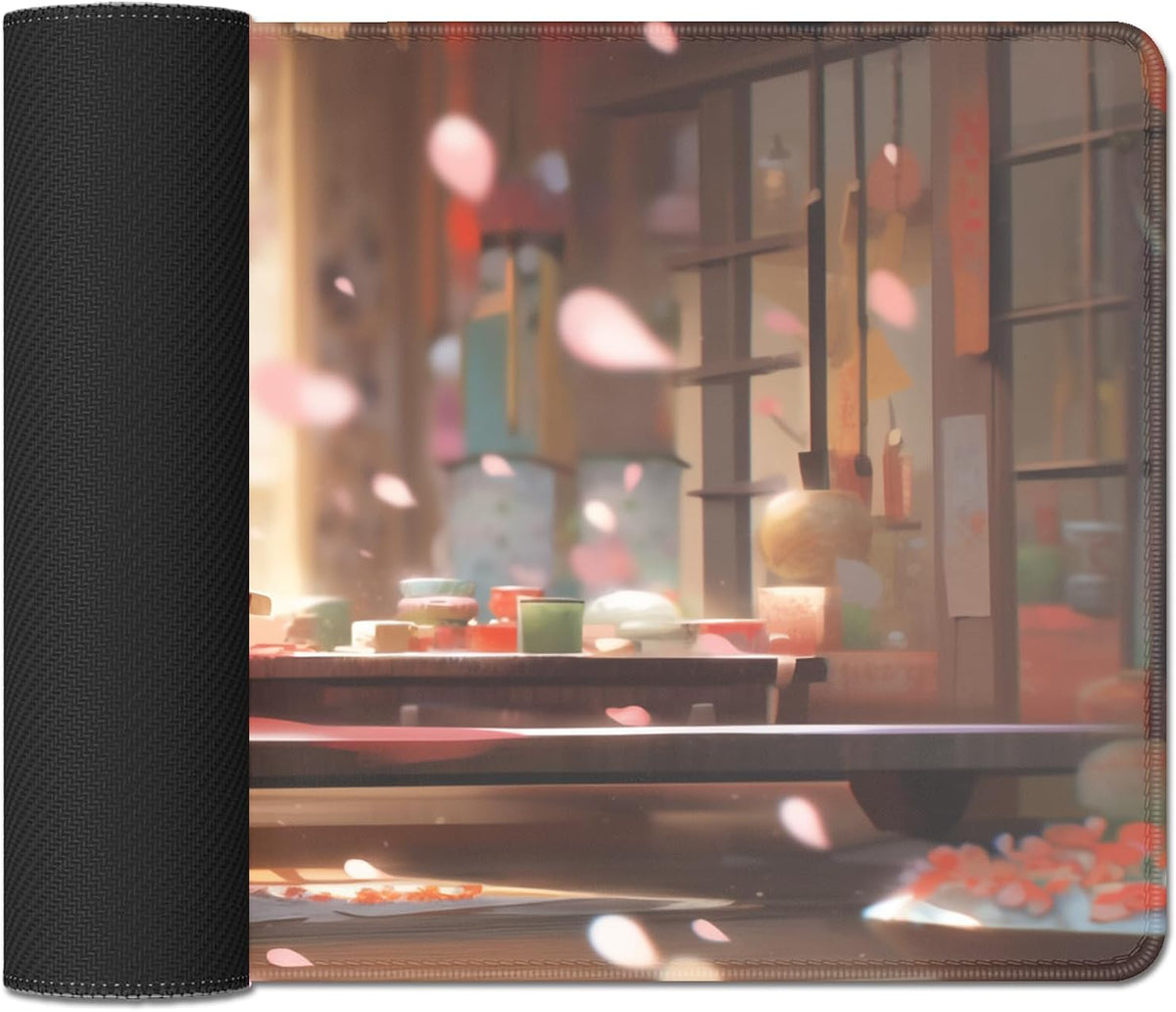 Mouse Pad for Laptop Funny Long Mouse Pad Desk Mat,Japanese Big Mousepad