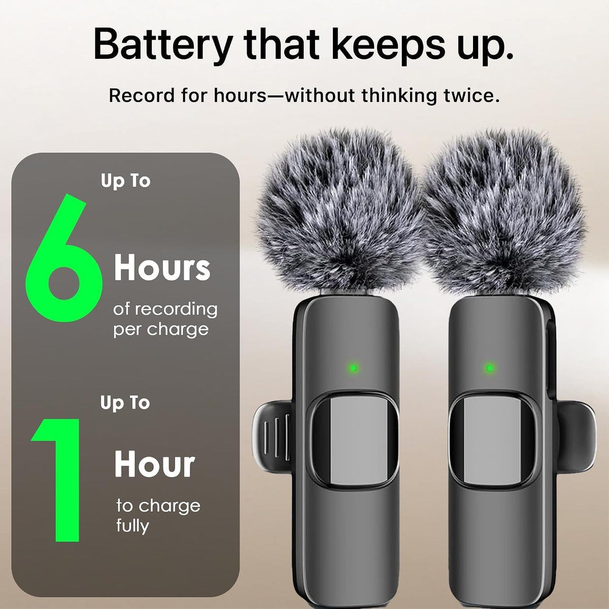 Mini Mic Pro (Latest Model – #1 Microphone for iPhone, Wireless Mini Microphone, Clear Voice, Noise Cancelling, Lavalier Mic for TikTok, YouTube & Interviews (iPhone 14 & Below)
