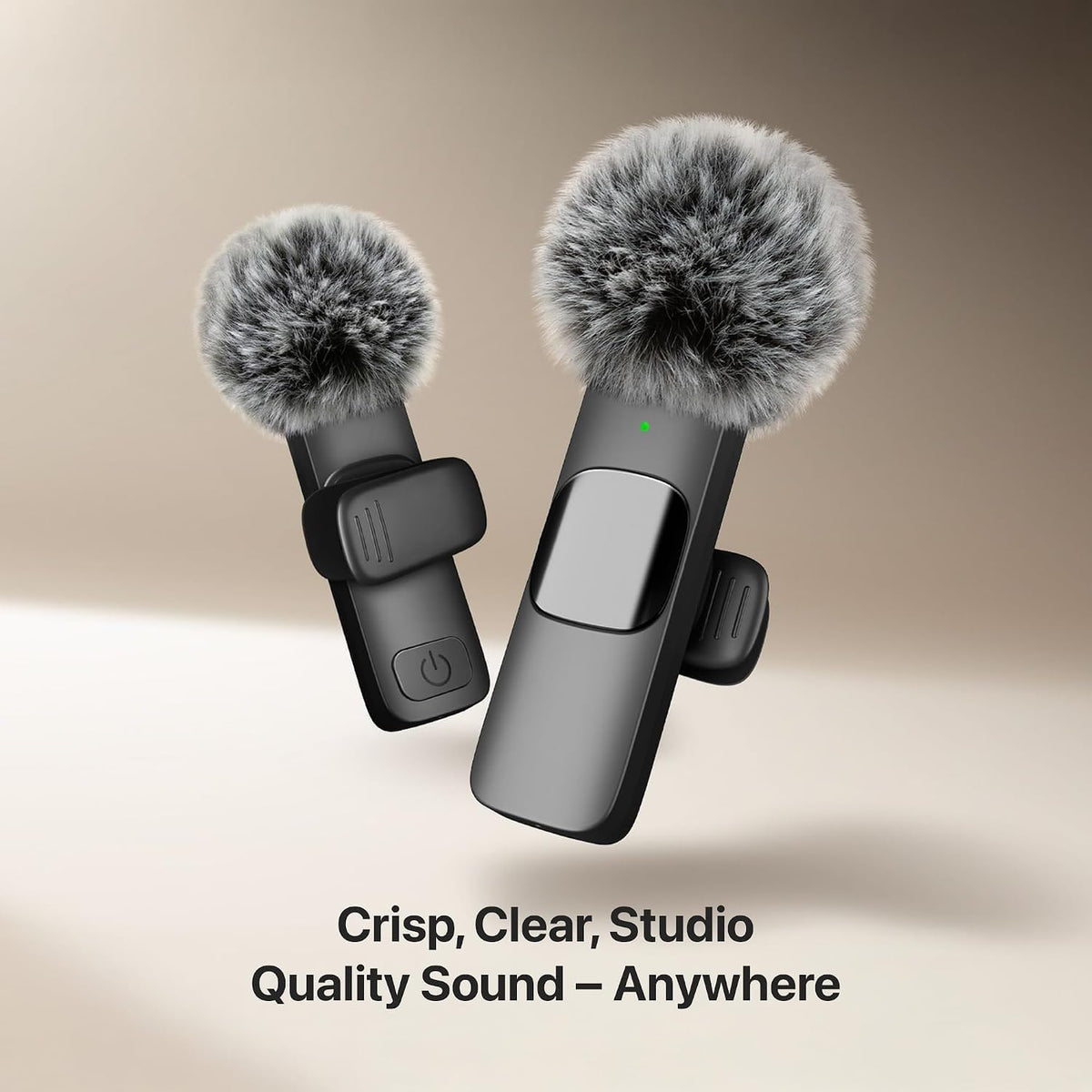 Mini Mic Pro (Latest Model – #1 Microphone for iPhone, Wireless Mini Microphone, Clear Voice, Noise Cancelling, Lavalier Mic for TikTok, YouTube & Interviews (iPhone 14 & Below)