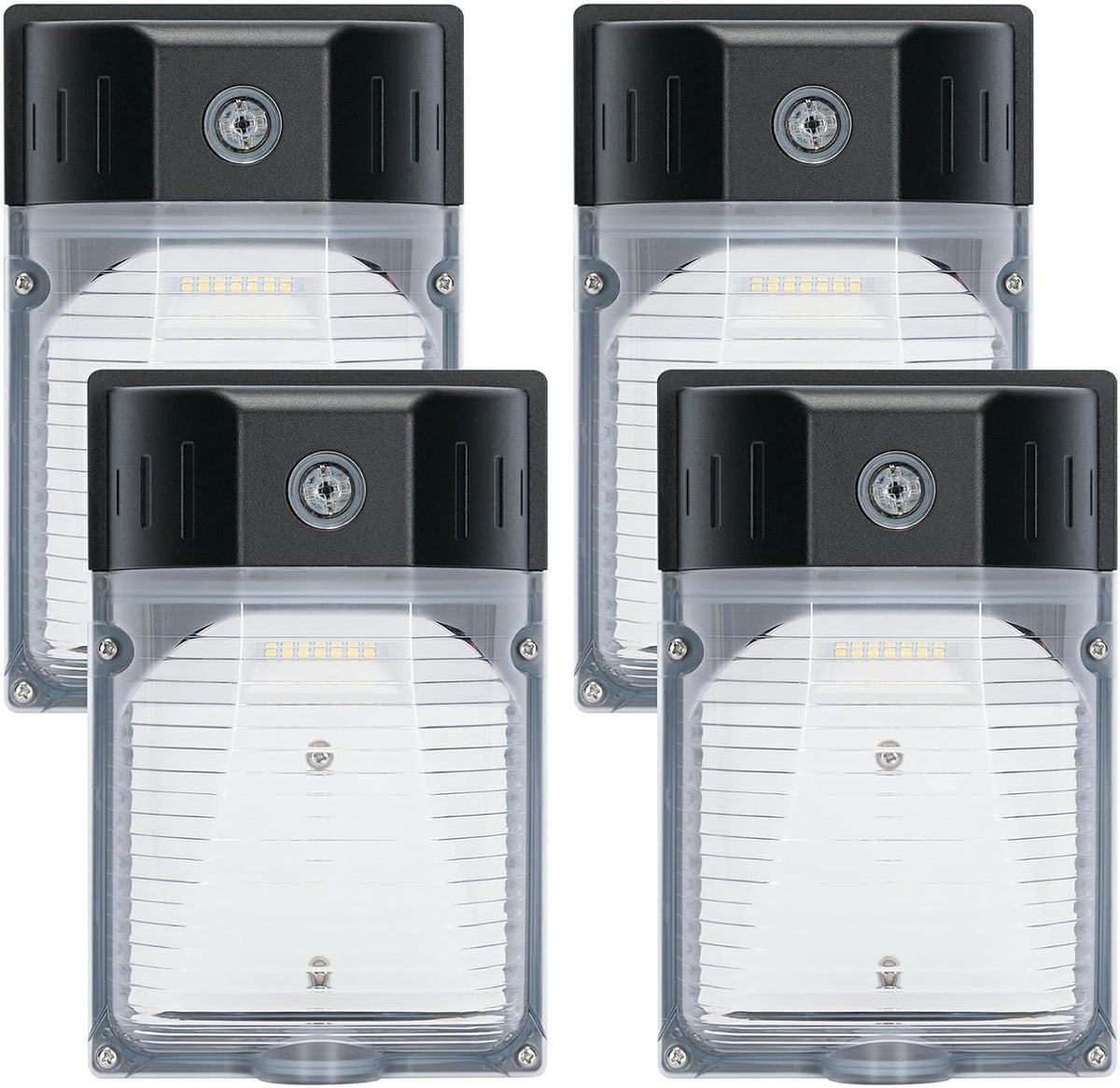 30W LED Wall Pack Light with Photocell 2Pack, 3900LM, 5000K Daylight, LED Wall Lights IP65 Waterproof Outdoor Security Flood Lighting for Yard Garage Warehouse Garden, 100-277VAC, ETL Listed