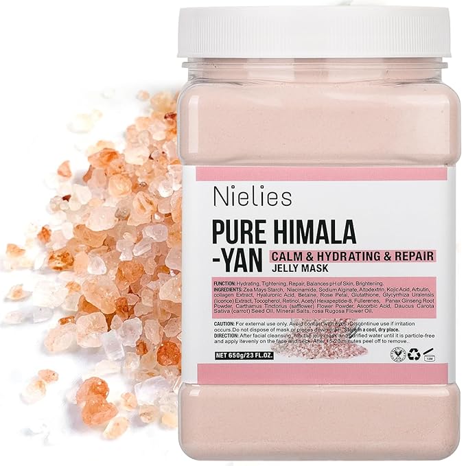 Jelly Mask For Facials, Vajacial Jelly Mask, Face Mask For Instant Hydration, Vegan Peel Off Face Mask, For Cleaning, Calming (Pure Himala Yan)