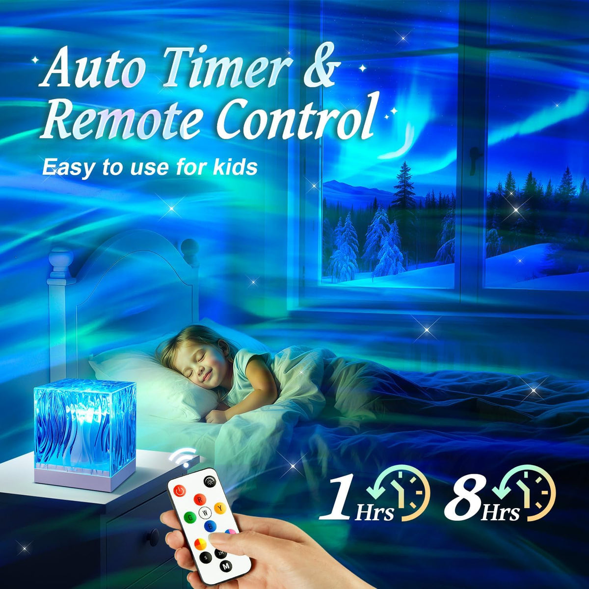 Galaxy Projector Night Light Projector, 18-Color Ocean Havie Lamp Gift Box
