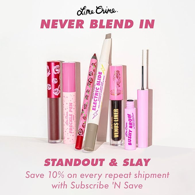 Lime Crime Plushies Soft Matte Lipstick, Lavender Honey (Sheer Nude-Lavender) - Blackberry Candy Scent - Plush, Long Lasting & High Comfort for All-Day Wear - Talc-Free & Paraben-Free