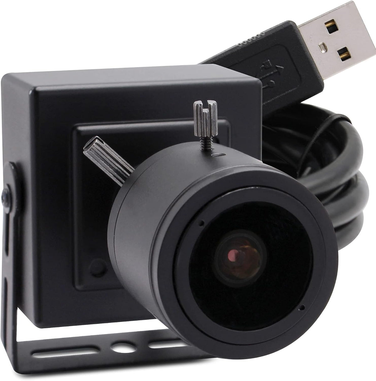 SVPRO 1080P USB Zoom Camera with 2.8-12mm Manual Lens, HD Mini Camera 100fps/60fps/30fps CMOS OV2710 Portable USB Webcam with Metal Case for PC & Laptop