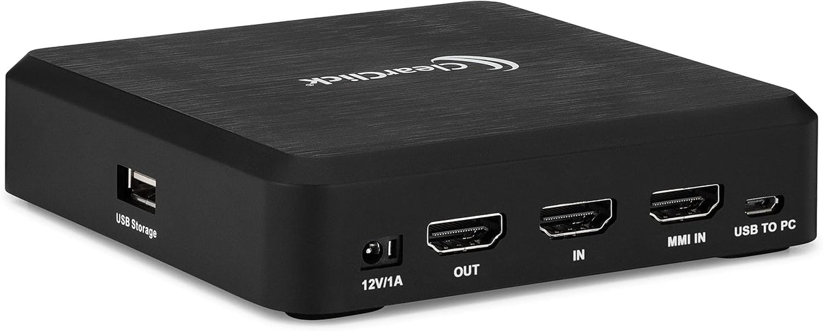 ClearClick HD Capture Box Platinum - Capture and Stream Video from HDMI, RCA, AV, VGA, YpbPr, VHS, VCR, DVD, Camcorders, Hi8