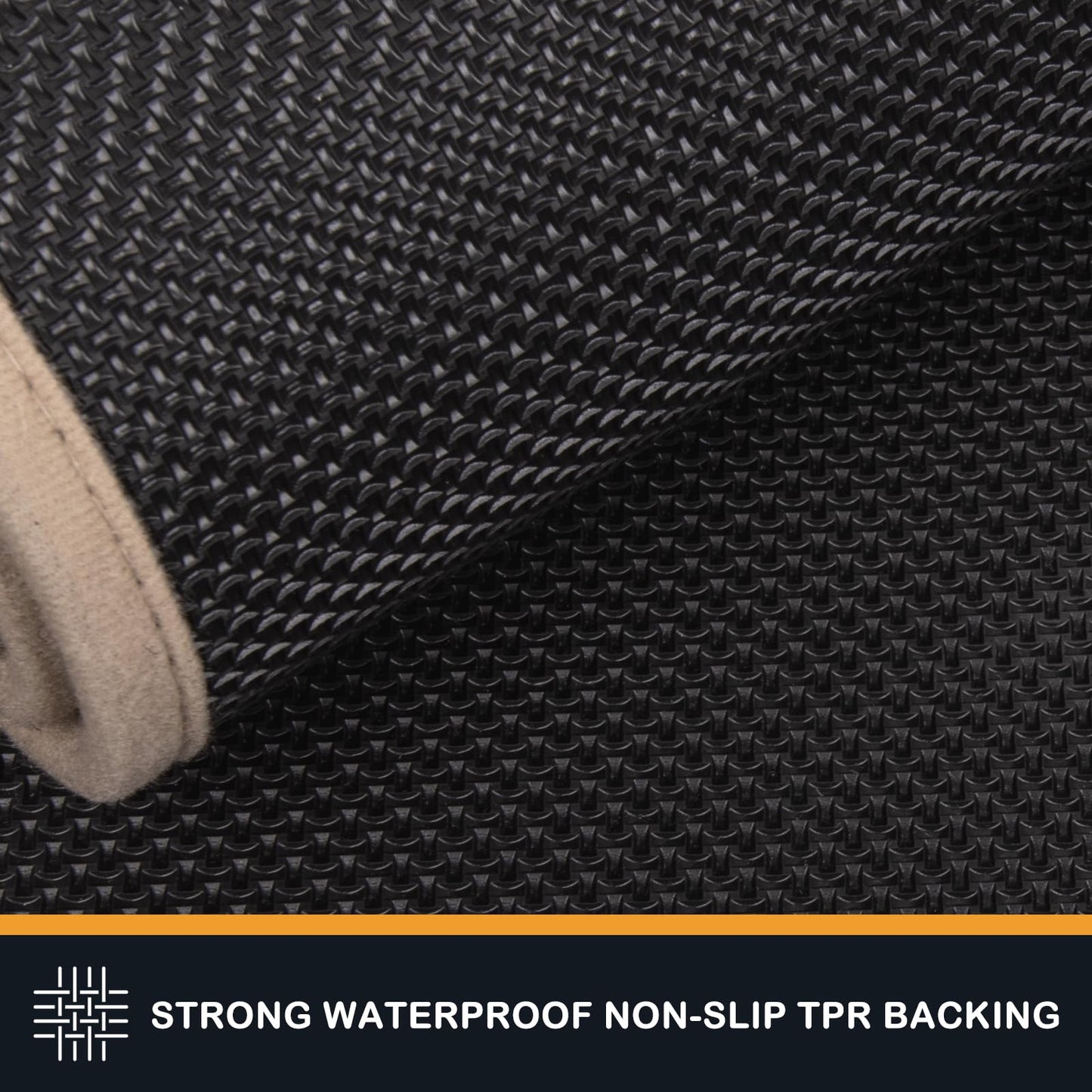 PURRUGS Dirt Trapper Door Mat 34" x 59", Non-Slip Machine Washable Entry Rug, Shoe Scraper, Dog Doormat, Super Absorbent Welcome Mat for Front & Back Door, Muddy Shoes & Paws, Taupe