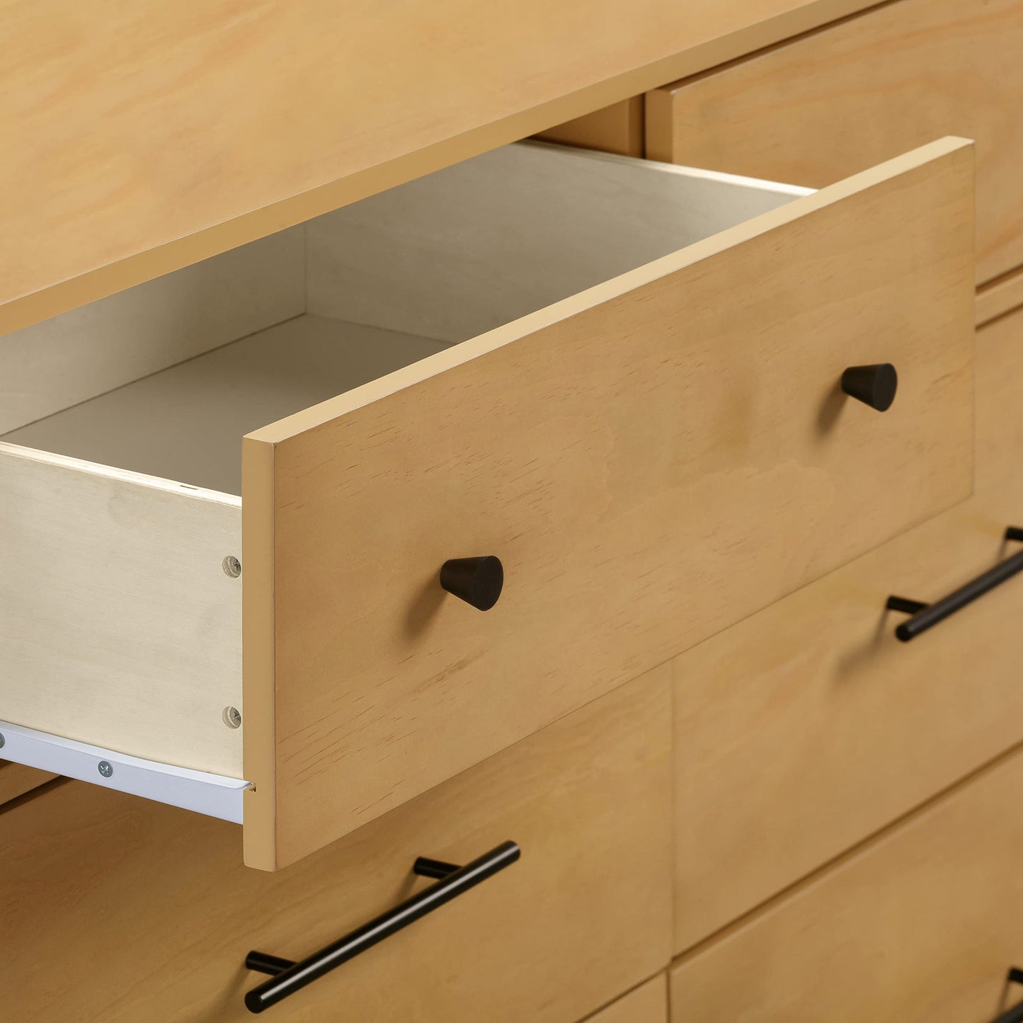 DaVinci Otto 6-Drawer Baby Dresser for Bedroom - GREENGUARD Gold Certified - Multi-Purpose Storage Double Chest of Drawers for Boys and Girls - Dresser for Kids Bedroom, Living Room, Nursery - Honey
