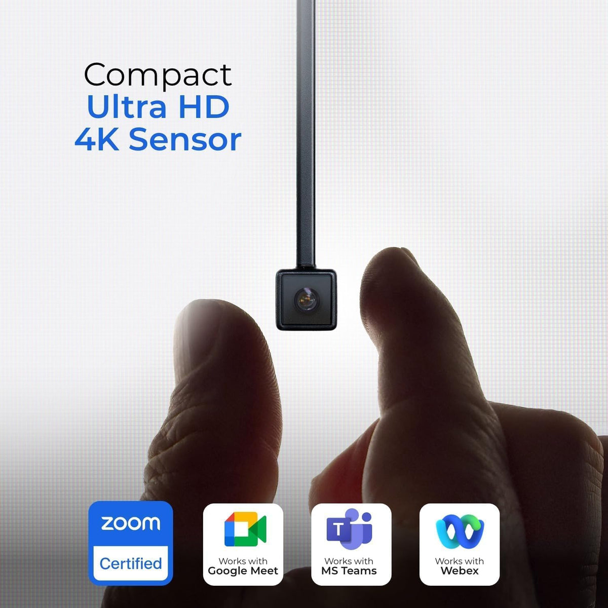 Pro 4K Eye Contact Webcam, Eye Level Cam for PC & Mac