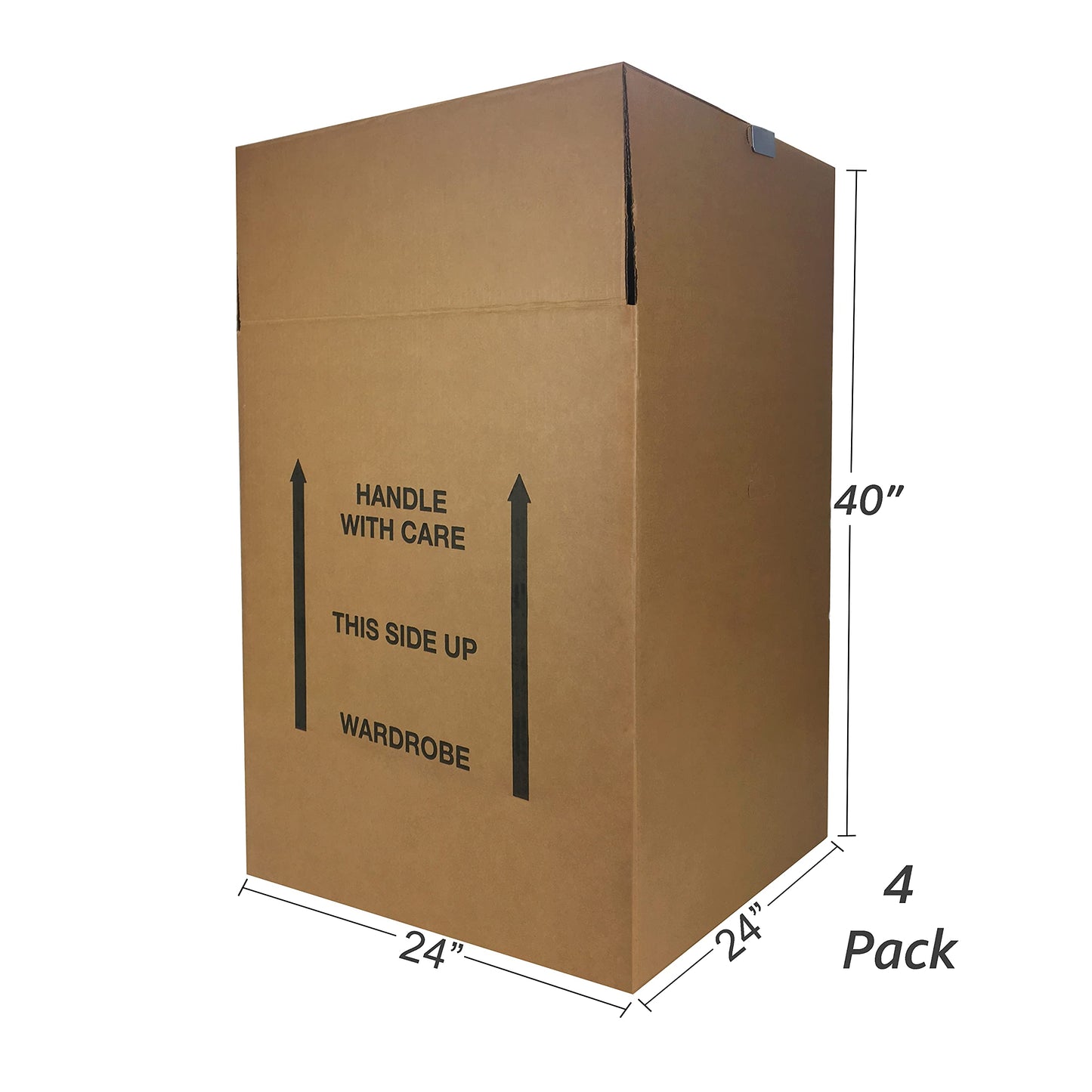 UOFFICE Moving Boxes Bundle, Wardrobe Boxes 4-Pack, Wardrobe Clothing Moving Boxes With Bar, Space Savers Wardrobe Boxes, Moving Boxes With Hanger, Wardrobe Moving Boxes