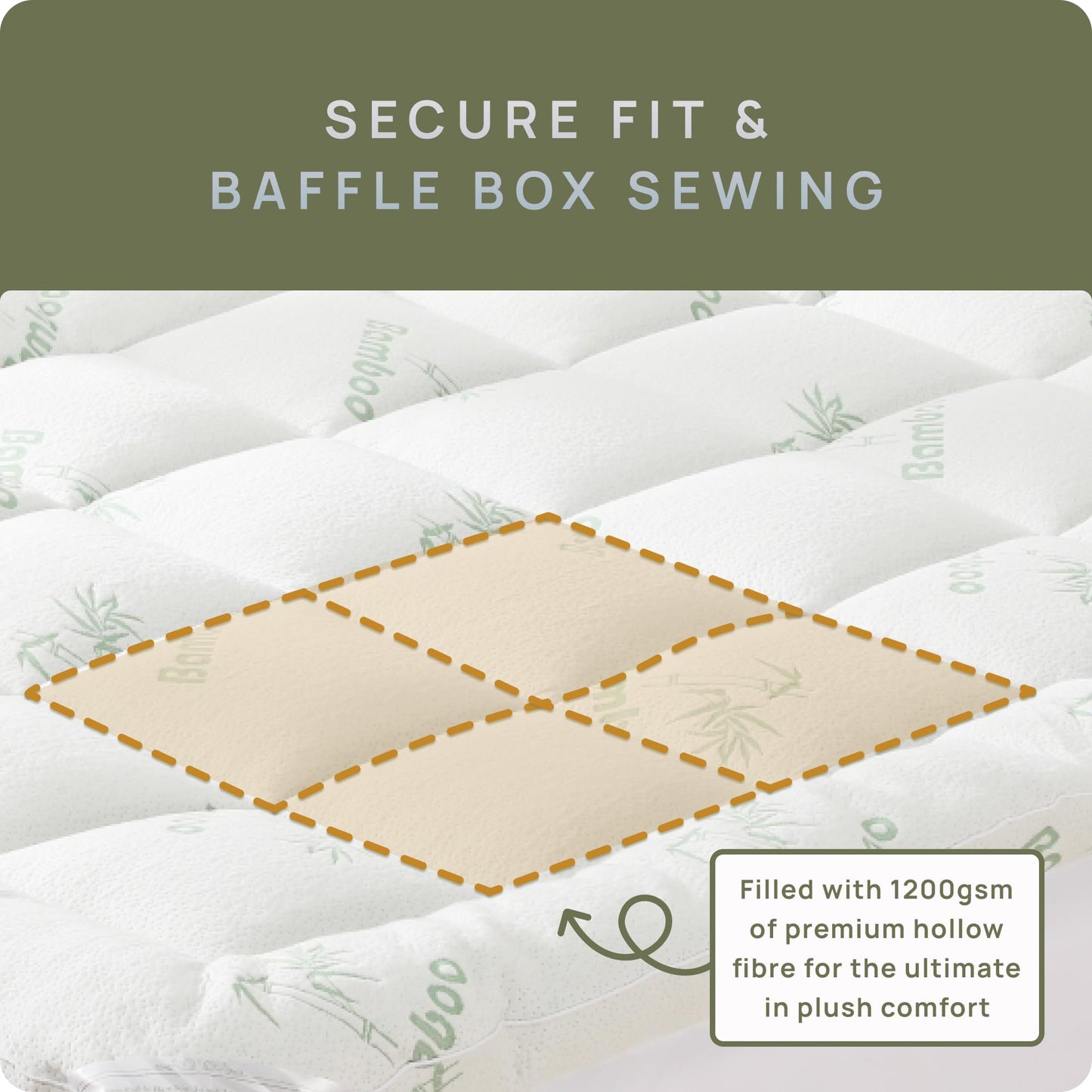 Cooling Mattress Topper - King Size | Plush Pad Mattress Topper for Back Pain Relief, 8-21" Deep Pocket | Viscose Made from Bamboo Pillow Top | Bedroom Essentials