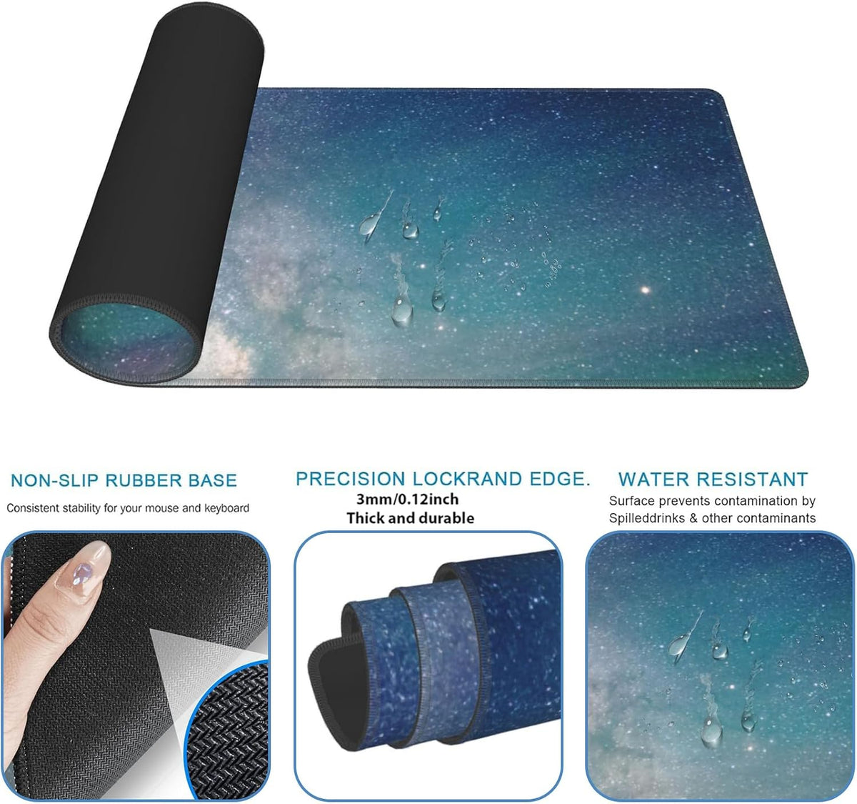 Dark Bat Gaming Mouse Pad – 12x31.5in Non-Slip Rubber Desk Mat with Gothic Design – Large Extended Mousepad for Office, Home – Deskmat Gifts for Goth and Horror Enthusiasts Decor