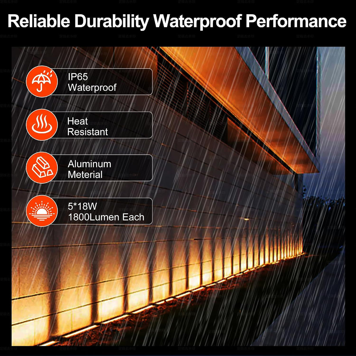 Linkable Smart RGBCW Wall Washer Light Bar 90W – 2700K-6500K Tunable White LED Bar with App & RF Remote, 16 Million Color Changing Wash Lights, IP65 Stage Light for Wall Wash Lighting