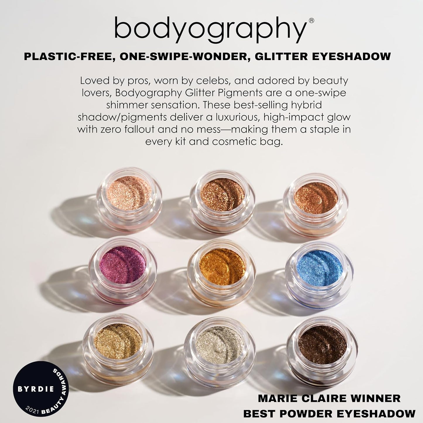 Bodyography Glitter Pigment - Prism Green-Brown for Women - 0.105 oz Eye Shadow