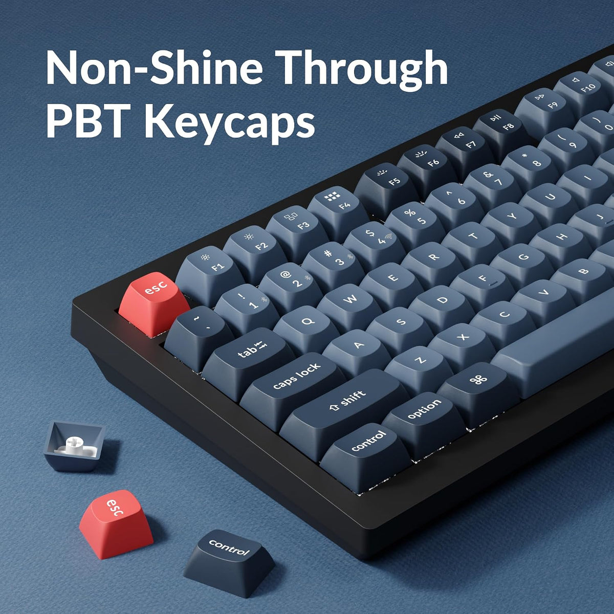 Keychron V1 Max QMK Wireless Mechanical Keyboard, 75% Layout Custom Knob