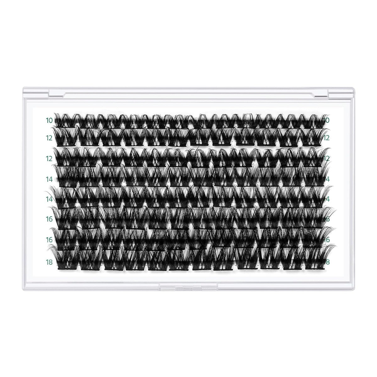Lash Clusters,96 Pcs Cluster Lashes D Curl 10-18MIX DIY Lash Extensions Eyelash Clusters,KEYYOU Volume Wispy Individual Lashes Soft&Comfortable Easy DIY at Home(Y31,D-10-18MIX)