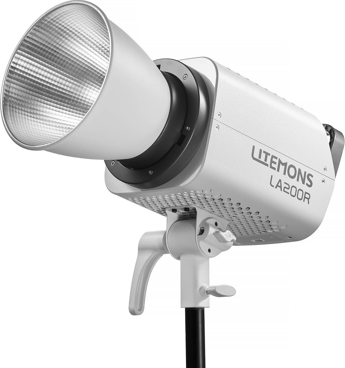 Godox Litemons RGB LED (White) Monolight 220W, 1800–10000K Full Color Video Light, 64,000 Lux, NFC & App Control, Bowens Mount, AC or Battery Power (LA200R)