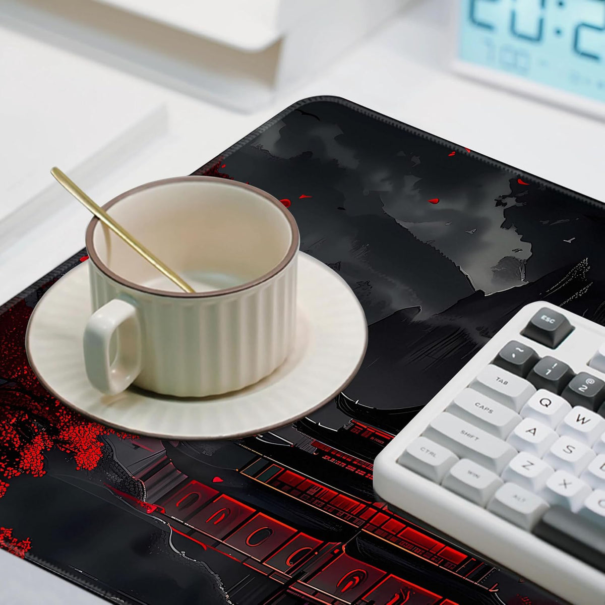 Mouse Pad Desk Mat XL Mouse Pad Gaming Keyboard Mat Office Desk Decor Accessories (Half Month)